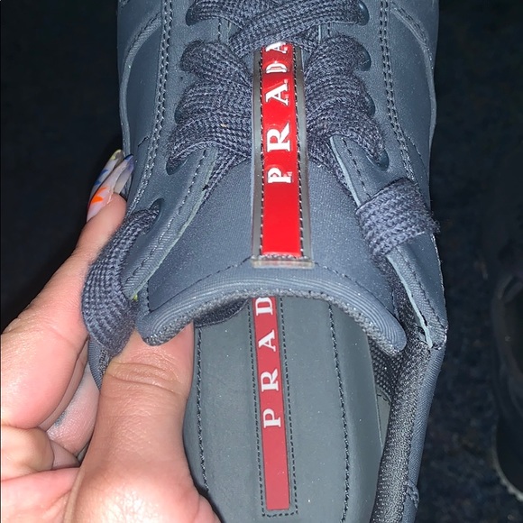 Prada sneakers worn once - Picture 3 of 4